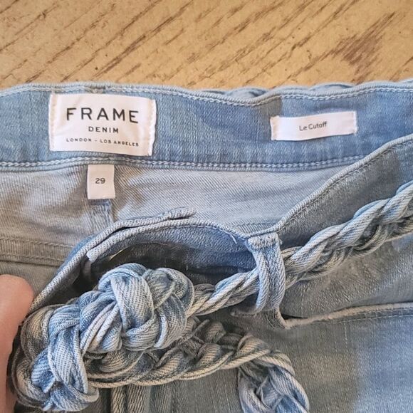 HP🤍Frame jeans shorts size 29 LeCutoff NWOT 💙 - Picture 6 of 8